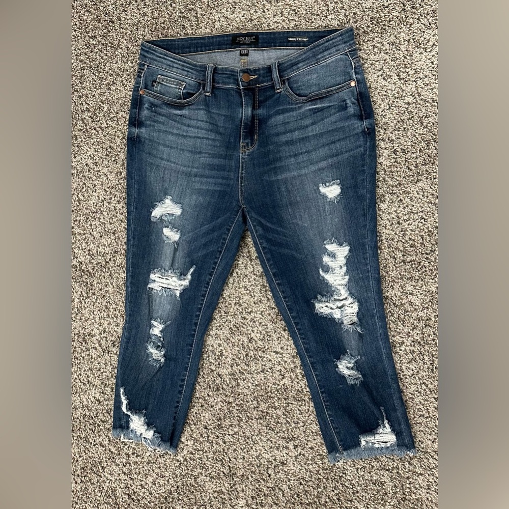 Judy Blue Skinny Capri sz 13